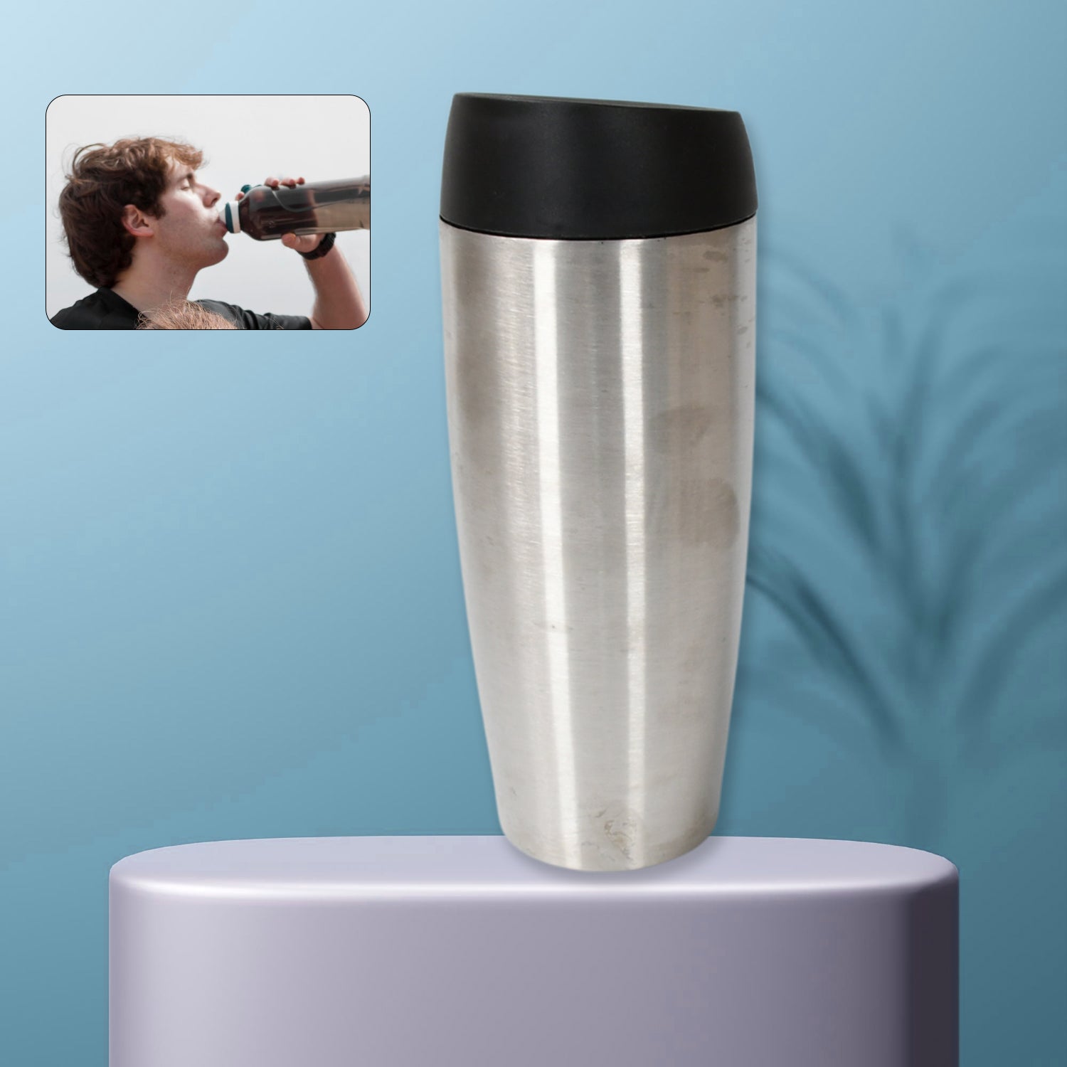 Stainless Steel Vacuum Insulated Coffee Cups Double Walled Travel Mug, Car Coffee Mug with Leak Proof Lid Reusable Thermal Cup for Hot Cold Drinks Coffee, Tea (850ML Approx) Stainless Steel Vacuum Insulated Coffee Cups Double Walled Travel Mug, Car Coffee Mug with Leak Proof Lid Reusable Thermal Cup for Hot Cold Drinks Coffee, Tea (850ML Approx)